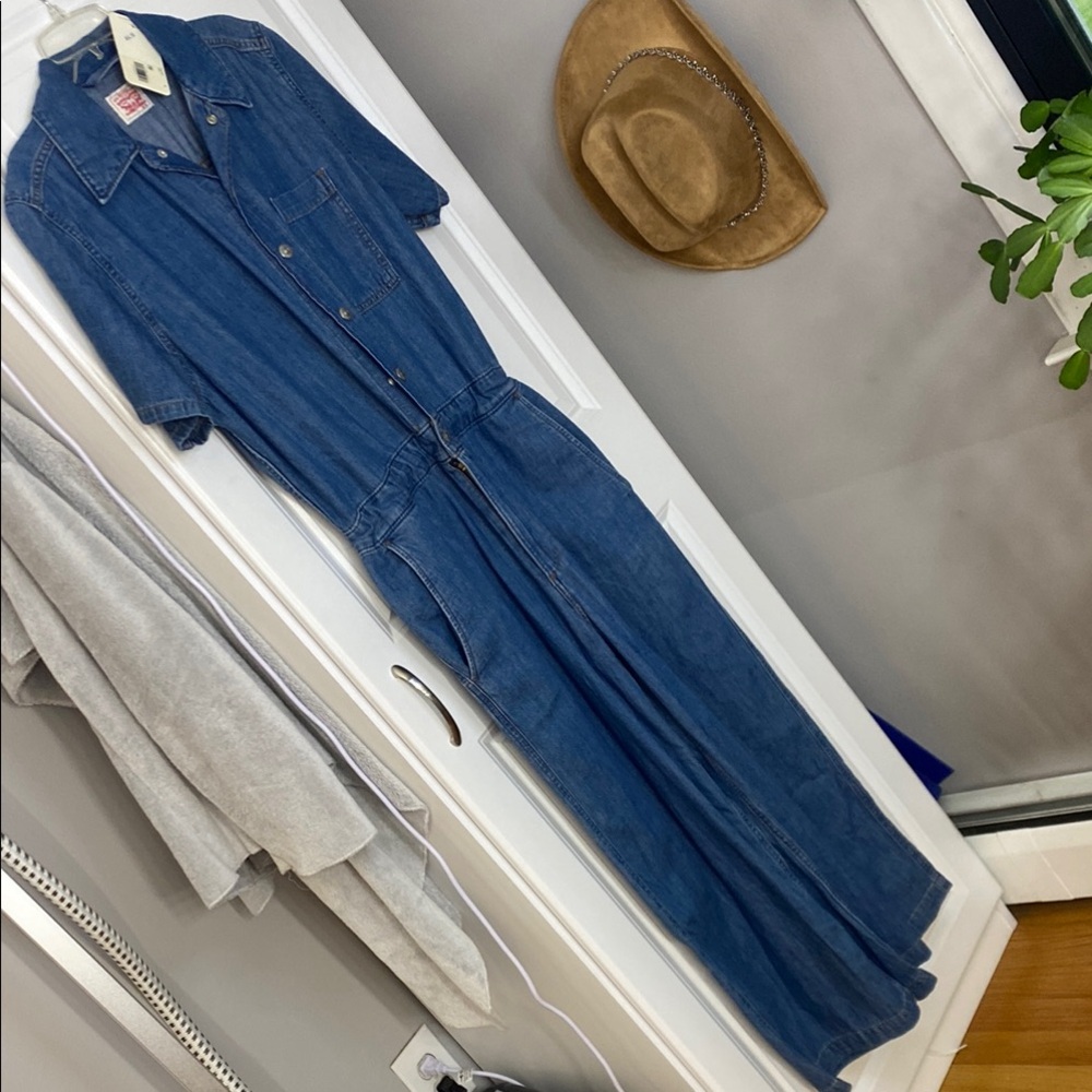Blue Denim Jumpsuit